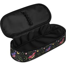 Пенал односекционный Комус Класс Сказочный лес черный