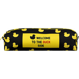 Пенал-косметичка односекционный Комус Класс Утки черный