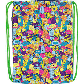 Мешок для сменной обуви Комус Класс Максики 360x470 мм синий с 1 отделением