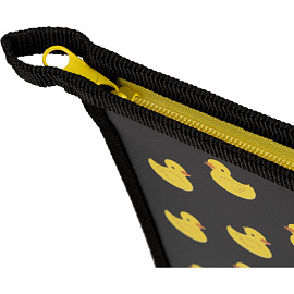 Папка для тетрадей Комус Класс Утки А5 пластик с 1 отделением на молнии