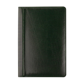 Ежедневник недатированный Image искусственная кожа A5 136 листов зелёный (золотистый обрез)