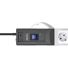 Сетевой фильтр ZIS Pilot Pro USB на 6 розеток 3 метра (182)