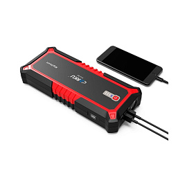 Внешний аккумулятор (power bank) Carku Pro-60 25000 мАч 15W красный/чёрный (CARP60)