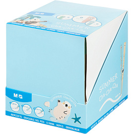 Ручка гелевая со стираемыми чернилами M&G Summer Cha Cha Cha синяя (толщина линии 0.35 мм)