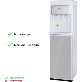Кулер для воды Ecotronic K43-LXE белый (нагрев и охлаждение)