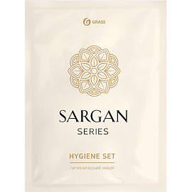 Набор косметический Grass Sargan флоупак (ватные диски - 2 шт, ватные палочки - 3 шт, пилка, 300 штук в упаковке)