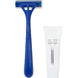 Набор бритвенный Grass Sargan картон (бритва, крем для бритья, 100 штук в упаковке)