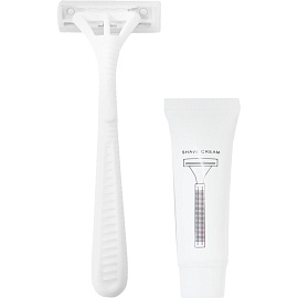 Набор бритвенный Grass Room картон (бритва, крем для бритья, 100 штук в упаковке)