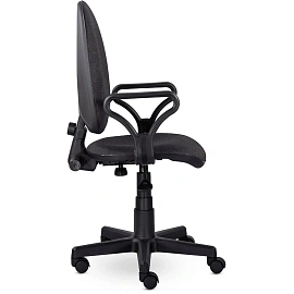 Кресло офисное Prestige серое (ткань C02/ТК3, пластик)