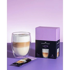 Кофе порционный растворимый Деловой Стандарт 3в1 Latte 10 пакетиков по 16 г