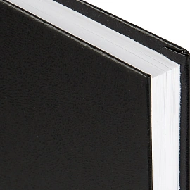 Ежедневник недатированный Attache Economy бумвинил А6 128 листов чёрный