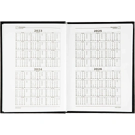 Ежедневник недатированный Attache Economy бумвинил А6 128 листов чёрный