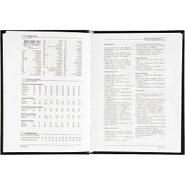 Ежедневник недатированный Attache Economy бумвинил А6 128 листов чёрный