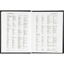 Ежедневник недатированный Attache Economy бумвинил А6 128 листов чёрный