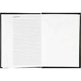 Ежедневник недатированный Attache Economy бумвинил А6 128 листов чёрный