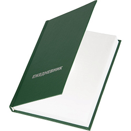 Ежедневник недатированный Attache Economy бумвинил А6 128 листов зелёный