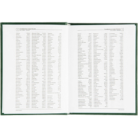 Ежедневник недатированный Attache Economy бумвинил А6 128 листов зелёный