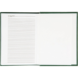 Ежедневник недатированный Attache Economy бумвинил А6 128 листов зелёный