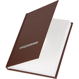 Ежедневник недатированный Attache Economy бумвинил А6 128 листов коричневый