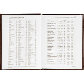 Ежедневник недатированный Attache Economy бумвинил А6 128 листов коричневый