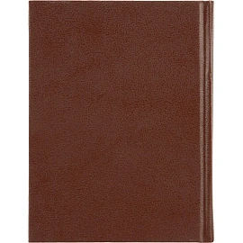 Ежедневник недатированный Attache Economy бумвинил А6 128 листов коричневый