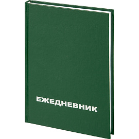 Ежедневник недатированный Attache Economy бумвинил А5 128 листов зеленый