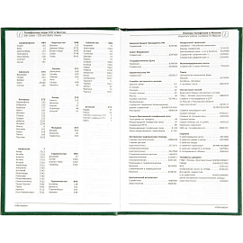 Ежедневник недатированный Attache Economy бумвинил А5 128 листов зелёный