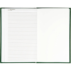 Ежедневник недатированный Attache Economy бумвинил А5 128 листов зелёный