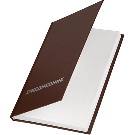 Ежедневник недатированный Attache Economy бумвинил А5 128 листов коричневый