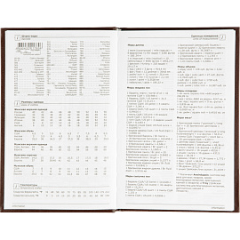 Ежедневник недатированный Attache Economy бумвинил А5 128 листов коричневый