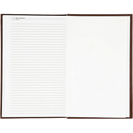 Ежедневник недатированный Attache Economy бумвинил А5 128 листов коричневый