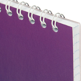 Блокнот Attache Градиент А7 40 листов фиолетовый в клетку гребень УФ-лак (102х74 мм)