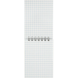 Блокнот Attache Градиент А7 40 листов бирюзовый в клетку гребень УФ-лак (102х74 мм)