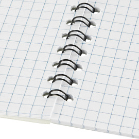 Блокнот Attache Градиент А7 40 листов бирюзовый в клетку гребень УФ-лак (102х74 мм)