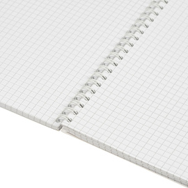 Бизнес-тетрадь Attache А4 96 листов в клетку на спирали (обложка синяя, тиснение фольгой)