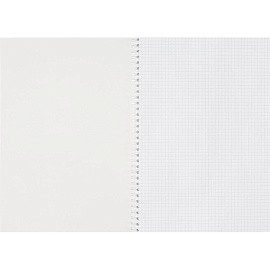 Бизнес-тетрадь Attache А4 96 листов в клетку на спирали (обложка фиолетовая, тиснение фольгой)