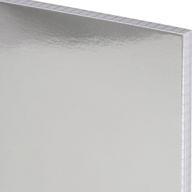 Бизнес-тетрадь Attache А4 96 листов в клетку на спирали (обложка серебристая, тиснение фольгой)