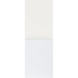 Блокнот Attache Metallic А5 60 листов голубой в клетку гребень (146x204 мм)