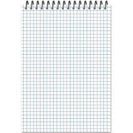 Блокнот Attache Metallic А5 60 листов фиолетовый в клетку гребень (146x204 мм)