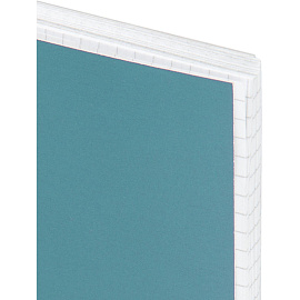 Бизнес-тетрадь Attache Metallic А5 96 листов голубая в клетку гребень фольга (204х146 мм)