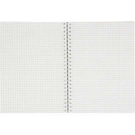 Бизнес-тетрадь Attache Metallic А5 96 листов голубая в клетку гребень фольга (204х146 мм)