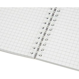 Бизнес-тетрадь Attache Metallic А5 96 листов голубая в клетку гребень фольга (204х146 мм)