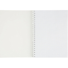 Бизнес-тетрадь Attache Metallic А5 96 листов фиолетовая в клетку гребень фольга (204х146 мм)