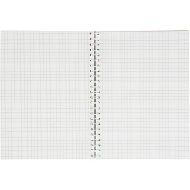 Бизнес-тетрадь Attache Metallic А5 96 листов фиолетовая в клетку гребень фольга (204х146 мм)