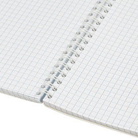 Бизнес-тетрадь Attache Акварель А4 96 листов фиолетовая в клетку на спирали (204x291 мм)