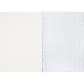 Бизнес-тетрадь Attache Акварель А4 96 листов желтая в клетку на спирали (204x291 мм)