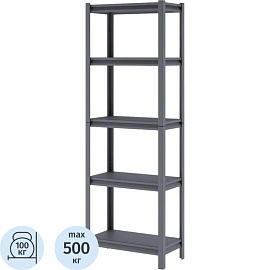 Стеллаж металлический Everest Beamy Luxe (5 полок, 600х400х2000 мм)