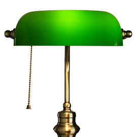 Светильник настольный Arte Lamp Banker A2492LT-1AB зеленый