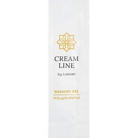 Набор бритвенный Luscan Cream Line картон (бритва, гель для бритья, 200 штук в упаковке)
