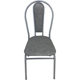 Стул обеденный 4351 серый (искусственная кожа, металл)